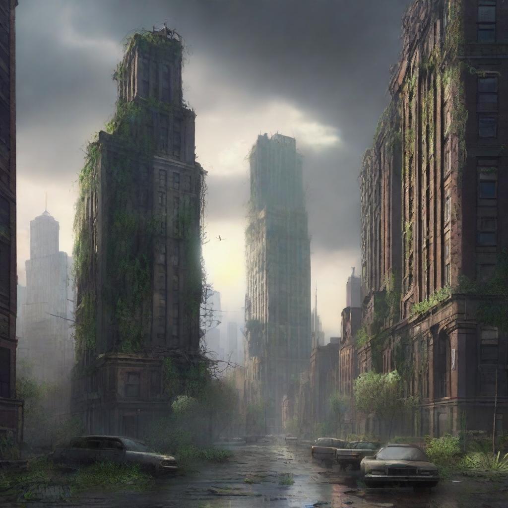 A post-apocalyptic version of New York City