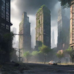 A post-apocalyptic version of New York City