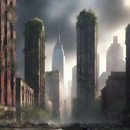 A post-apocalyptic version of New York City