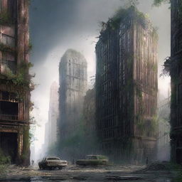 A post-apocalyptic version of New York City