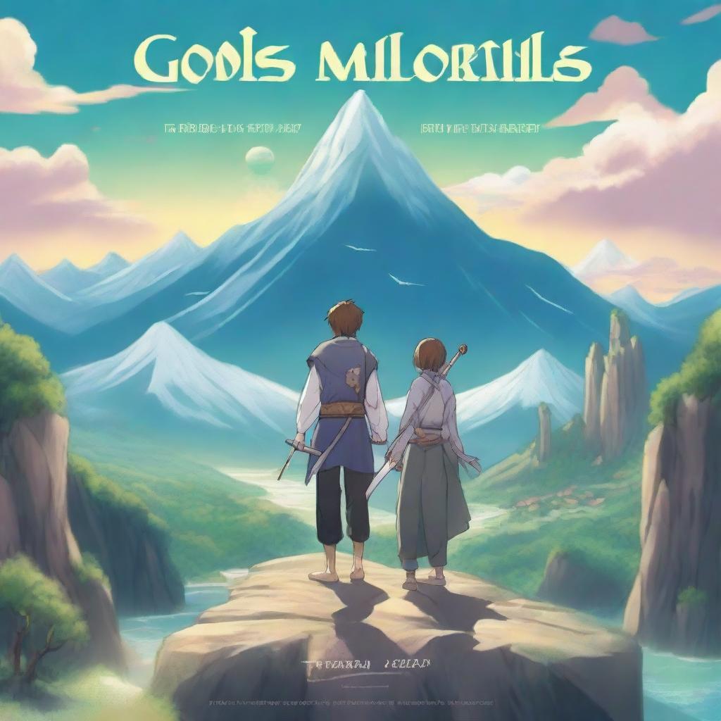 A book cover for an anime-inspired web novel titled 'Gods V Mortals'