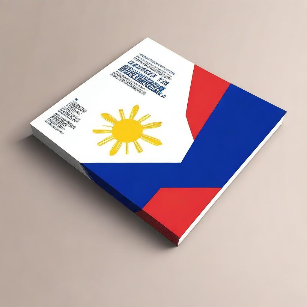 Create a professional book cover for a Philippine Treasury Management guide for business