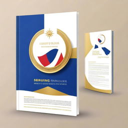 Create a professional book cover for a Philippine Treasury Management guide for business