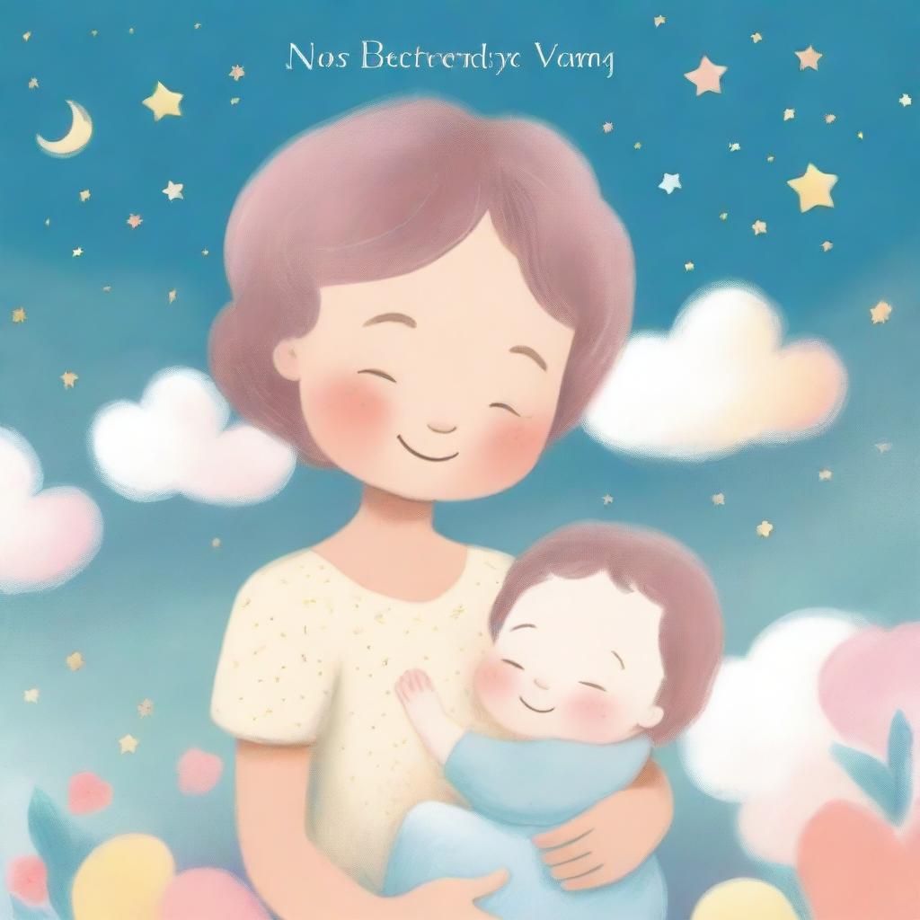 A heartwarming book cover featuring a child and a baby