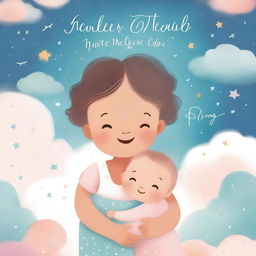 A heartwarming book cover featuring a child and a baby