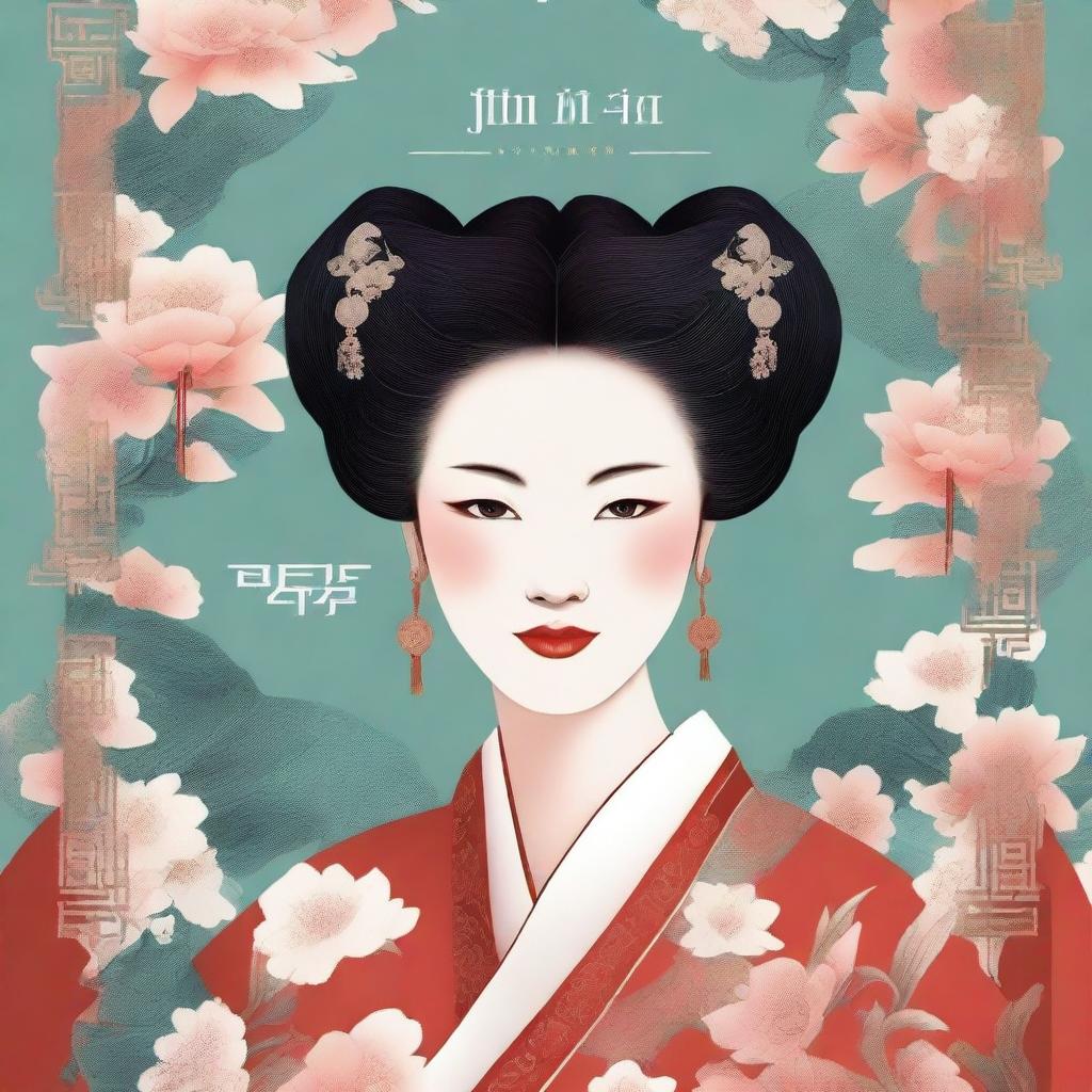 A book cover for the Chinese classical novel 'Jin Ping Mei', featuring female characters dressed in traditional ancient Chinese attire