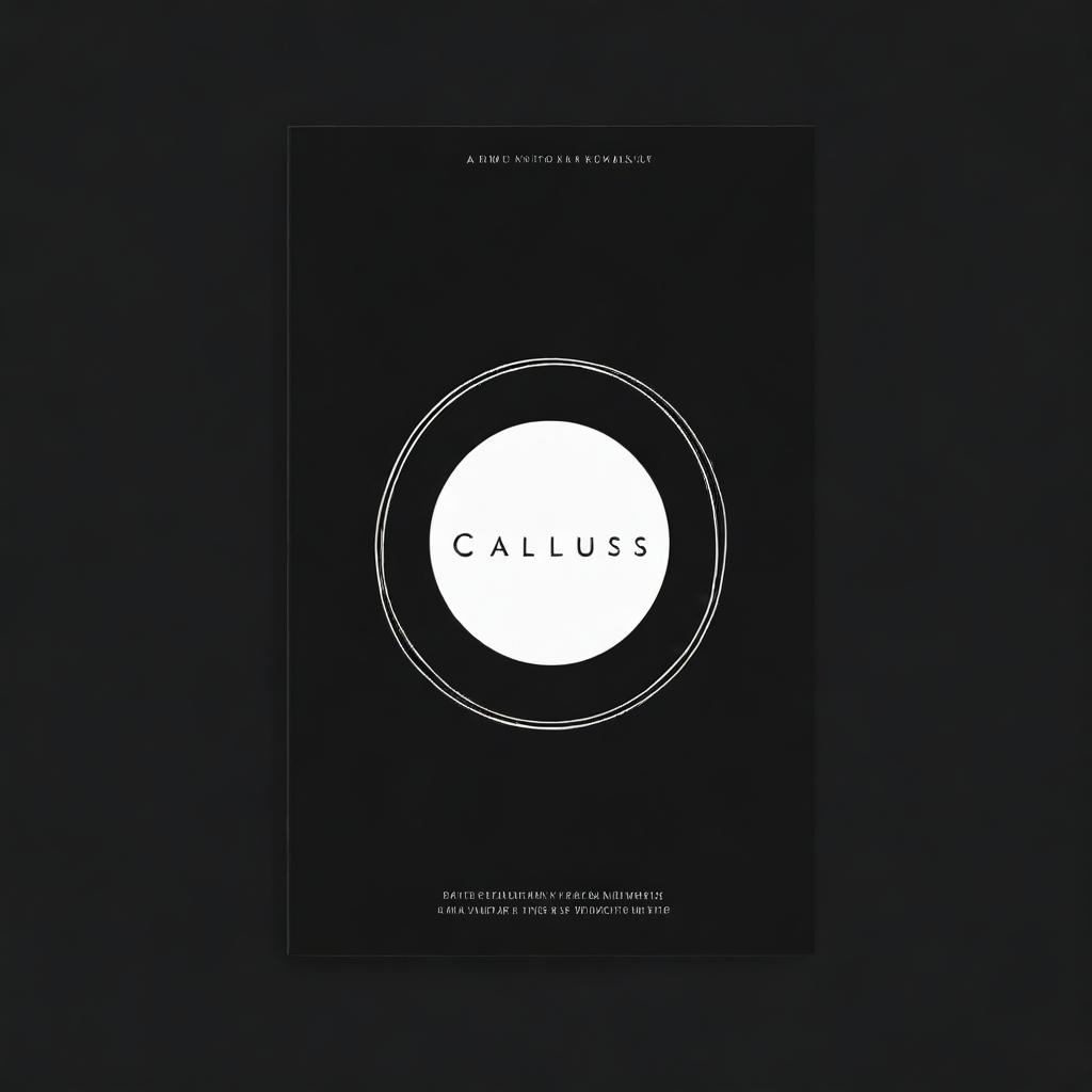 A black cover book with the title 'Calculus'