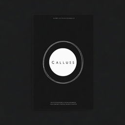 A black cover book with the title 'Calculus'