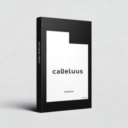 A black cover book with the title 'Calculus'