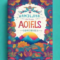 A vibrant and colorful book cover for a novel