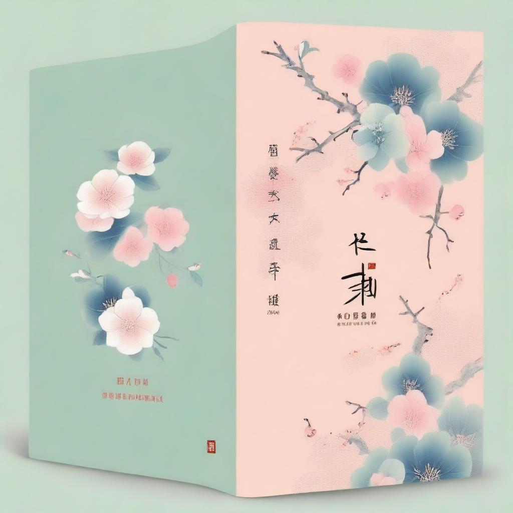 A book cover for a Chinese novel with a soft and elegant color palette