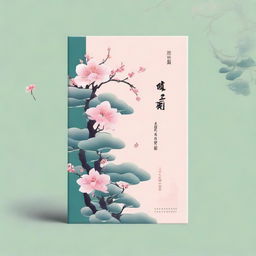 A book cover for a Chinese novel with a soft and elegant color palette