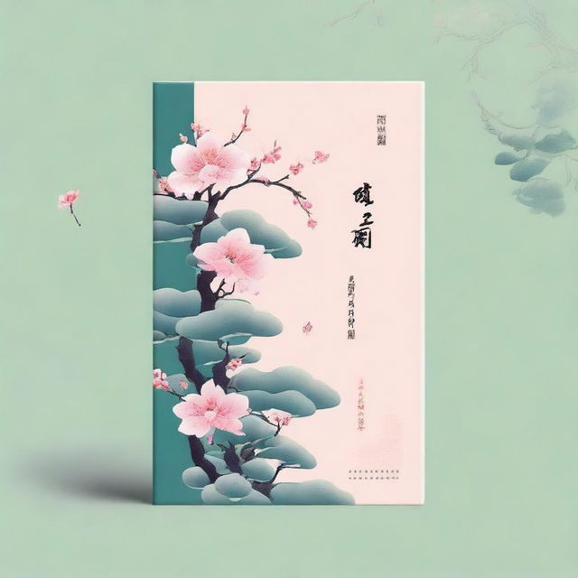 A book cover for a Chinese novel with a soft and elegant color palette