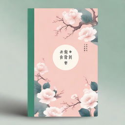 A book cover for a Chinese novel with a soft and elegant color palette