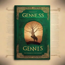 Create a book cover for the title 'GENESIS: The Last Indiana Adventure'