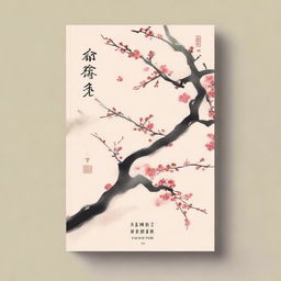 A book cover for a Chinese novel featuring plum blossoms