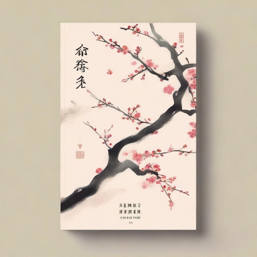 A book cover for a Chinese novel featuring plum blossoms
