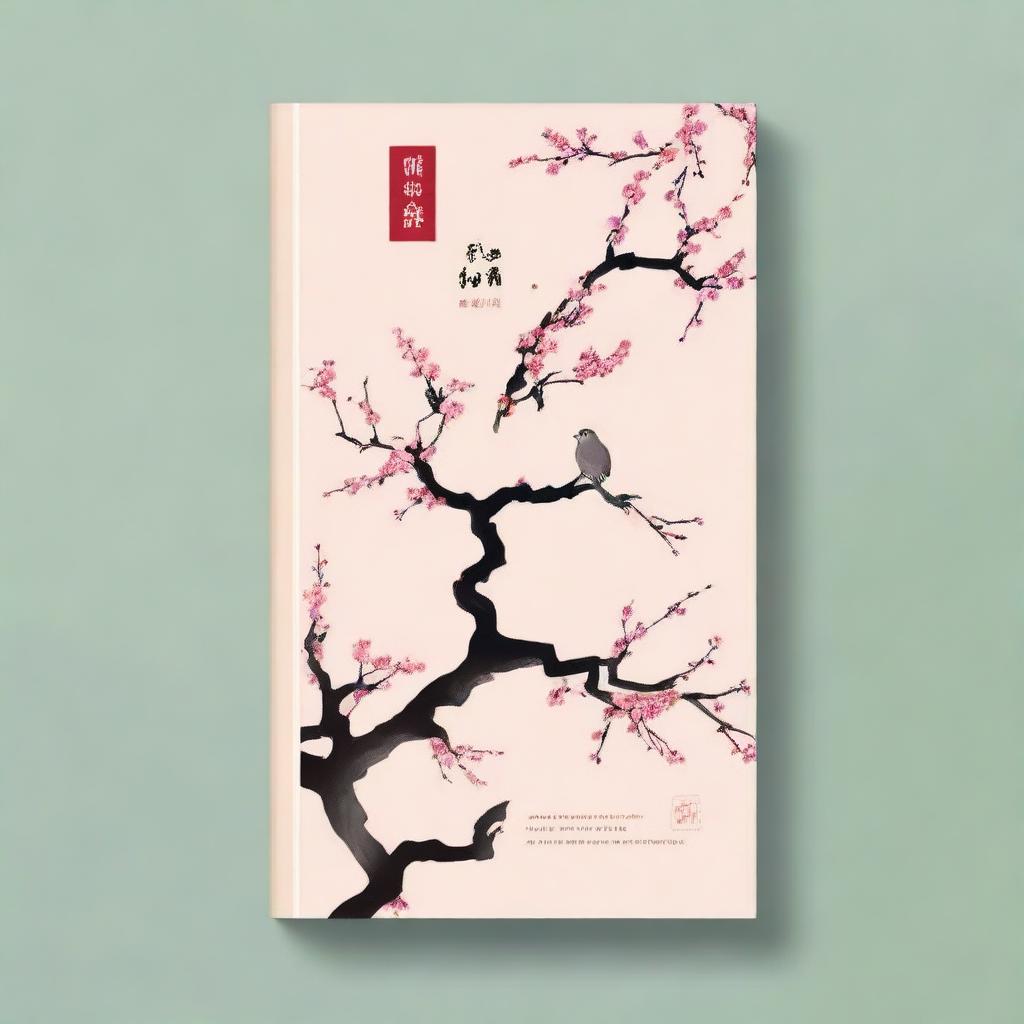 A book cover for a Chinese novel featuring plum blossoms