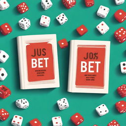 Design a book cover with the title 'Just a Bet'