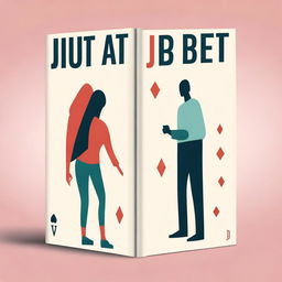 Design a book cover with the title 'Just a Bet'