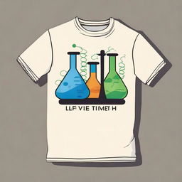 Create a t-shirt design for a scientific initiation project