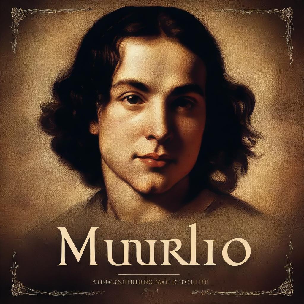 Create a movie poster with an invented title for a film about the works of Bartolomé Esteban Murillo