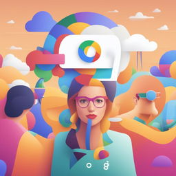 A vibrant and professional Google ad cover image for an NGO that helps entrepreneurs work with AI, featuring technology and business elements with a bright, engaging background and the NGO's logo and tagline