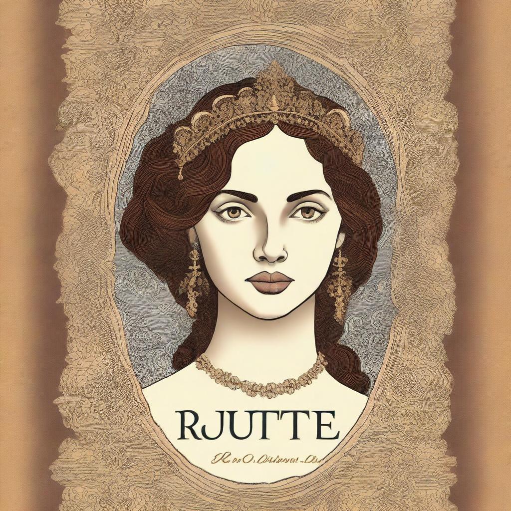 A Renaissance-style book cover for a book titled 'Rute: O Poder da Decisão'