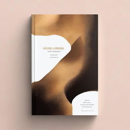 A book cover featuring a mix of gold sand, books, and colors like white, gold, and brown