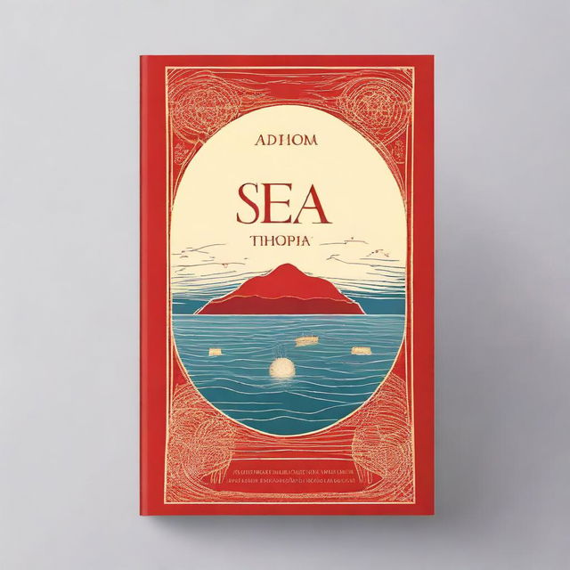 Create a book cover for a historical book titled 'Red Sea and Ethiopia'