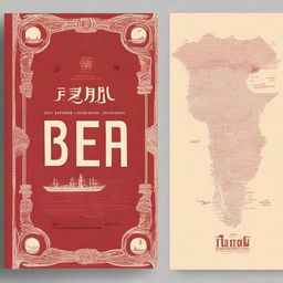 Create a book cover for a historical book titled 'Red Sea and Ethiopia'