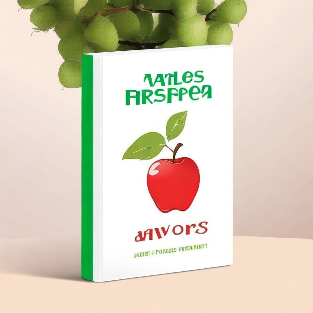 Create a book cover for a book titled 'Árvores Frutíferas em Casa'