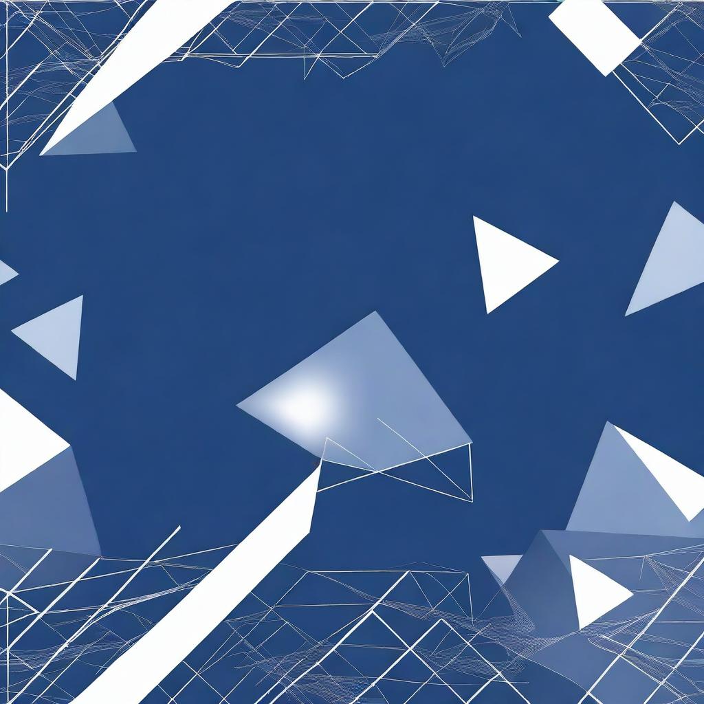 A navy blue background with a subtle geometric design in a slightly lighter shade