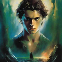 In the center of the cover, there is a young man with defined features representing the protagonist Daniel