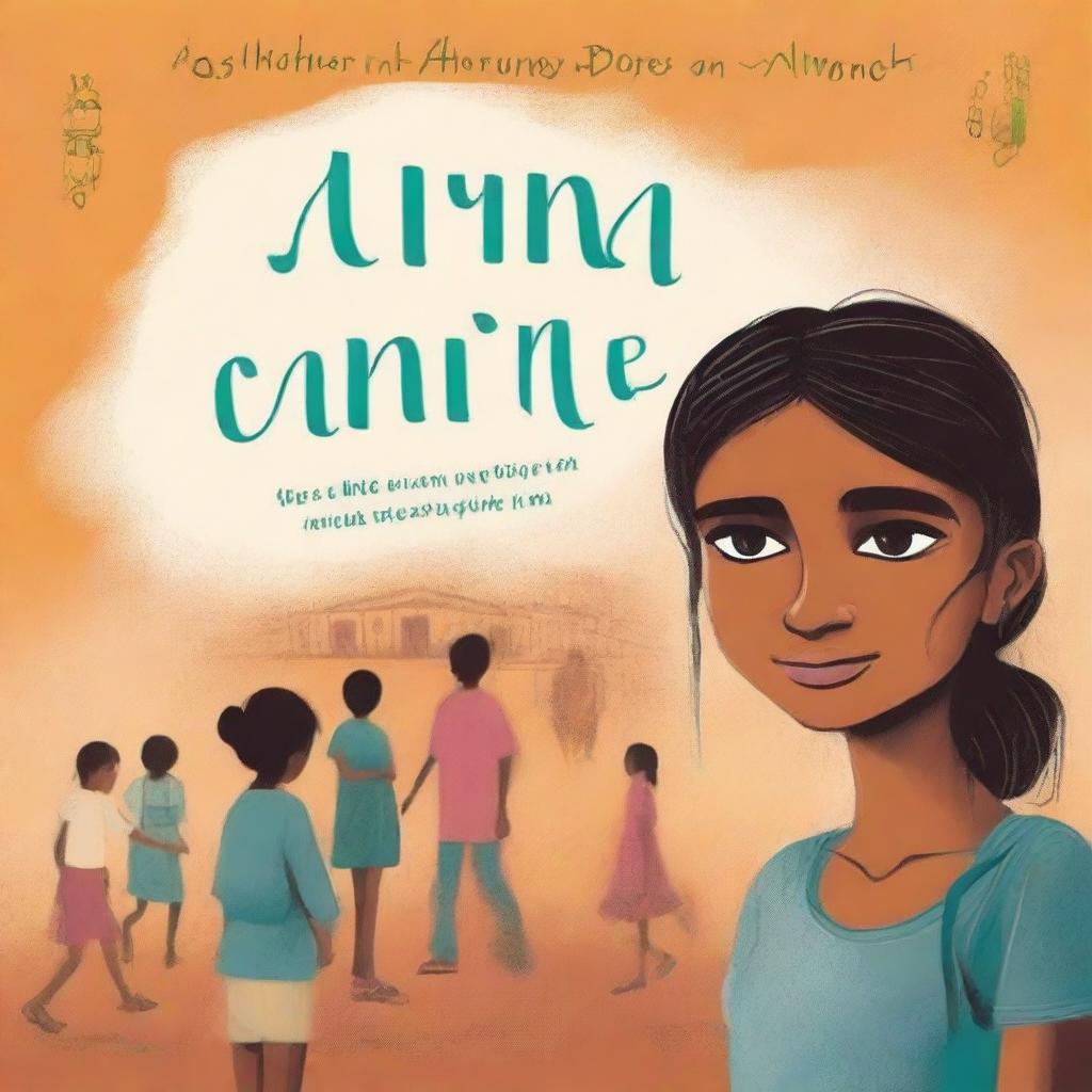 A book cover featuring a young girl who has endured hardship, but now has a chance to love