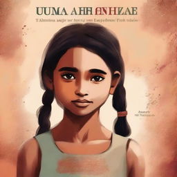 A book cover featuring a young girl who has endured hardship, but now has a chance to love