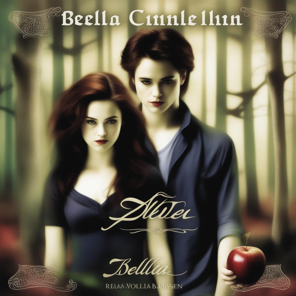 A Twilight Saga book cover featuring Bella Swan and Edward Cullen