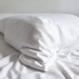 A detailed image of a lightweight cotton duvet cover without any decorative elements