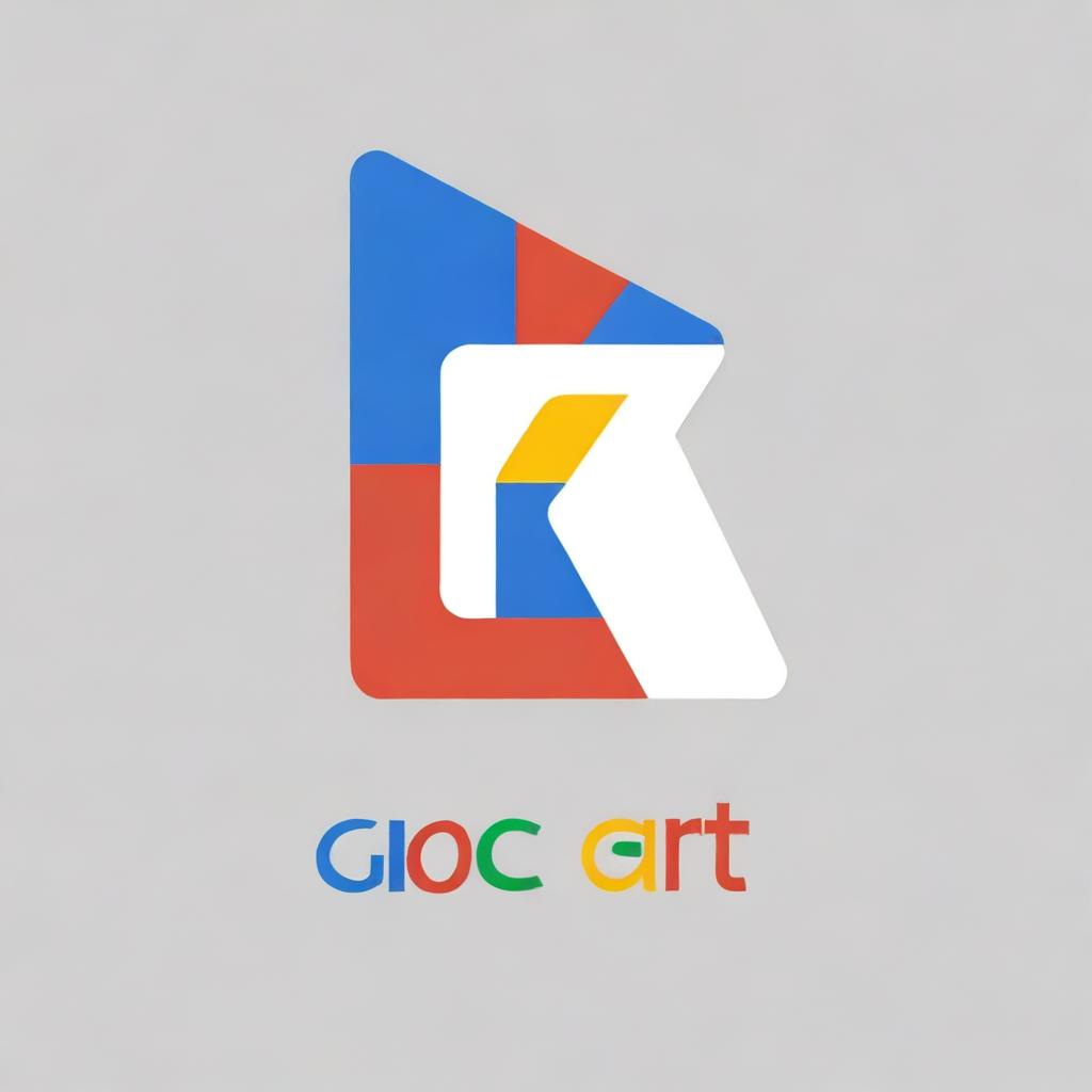 A creative combination of the Kmart logo and the Google logo, blending elements from both to create a unique and visually appealing design