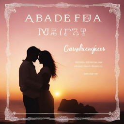 A book cover featuring a couple at dusk, with the title 'Susurros al Anochecer'