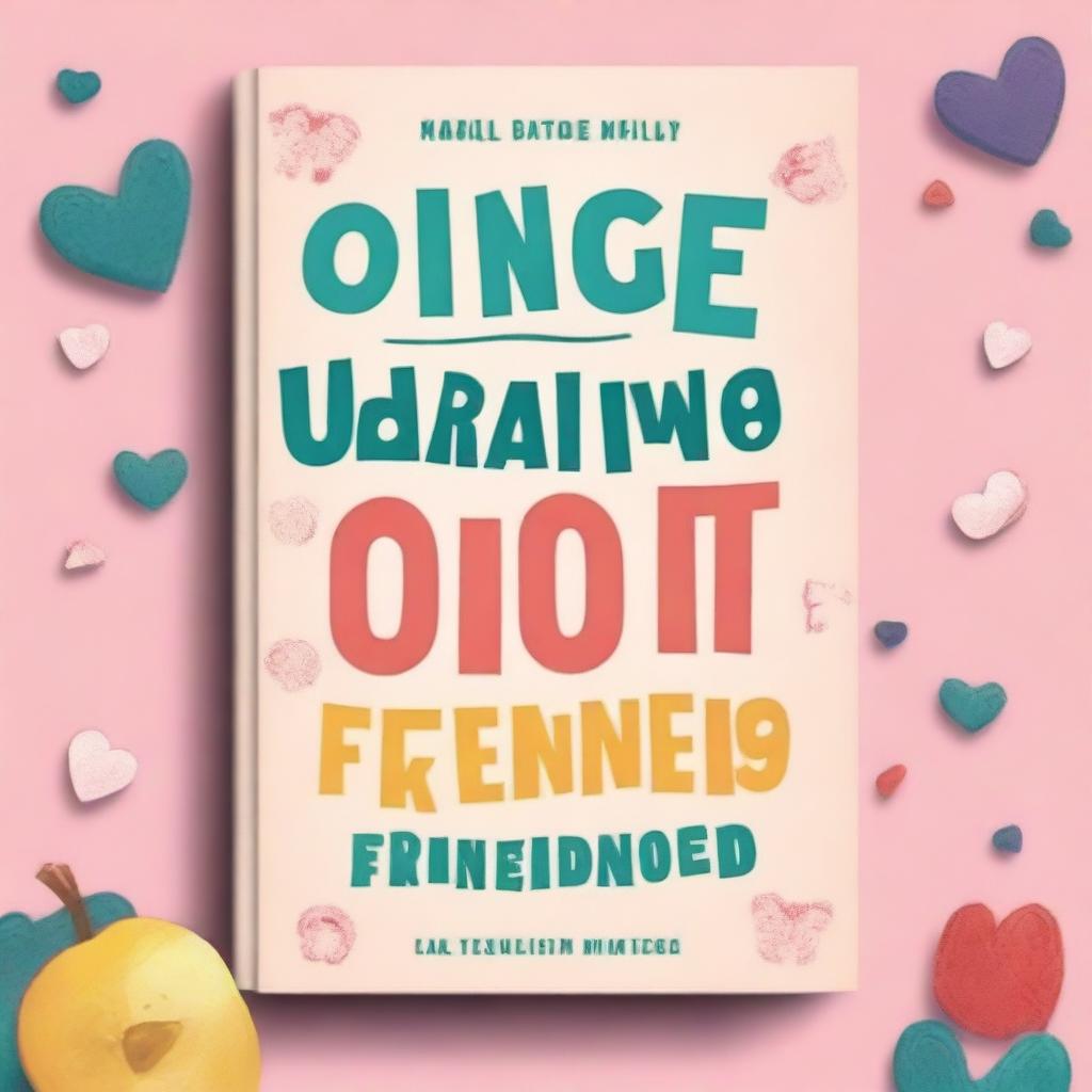 Create a book cover titled 'Once upon a Time, I got Friendzoned'