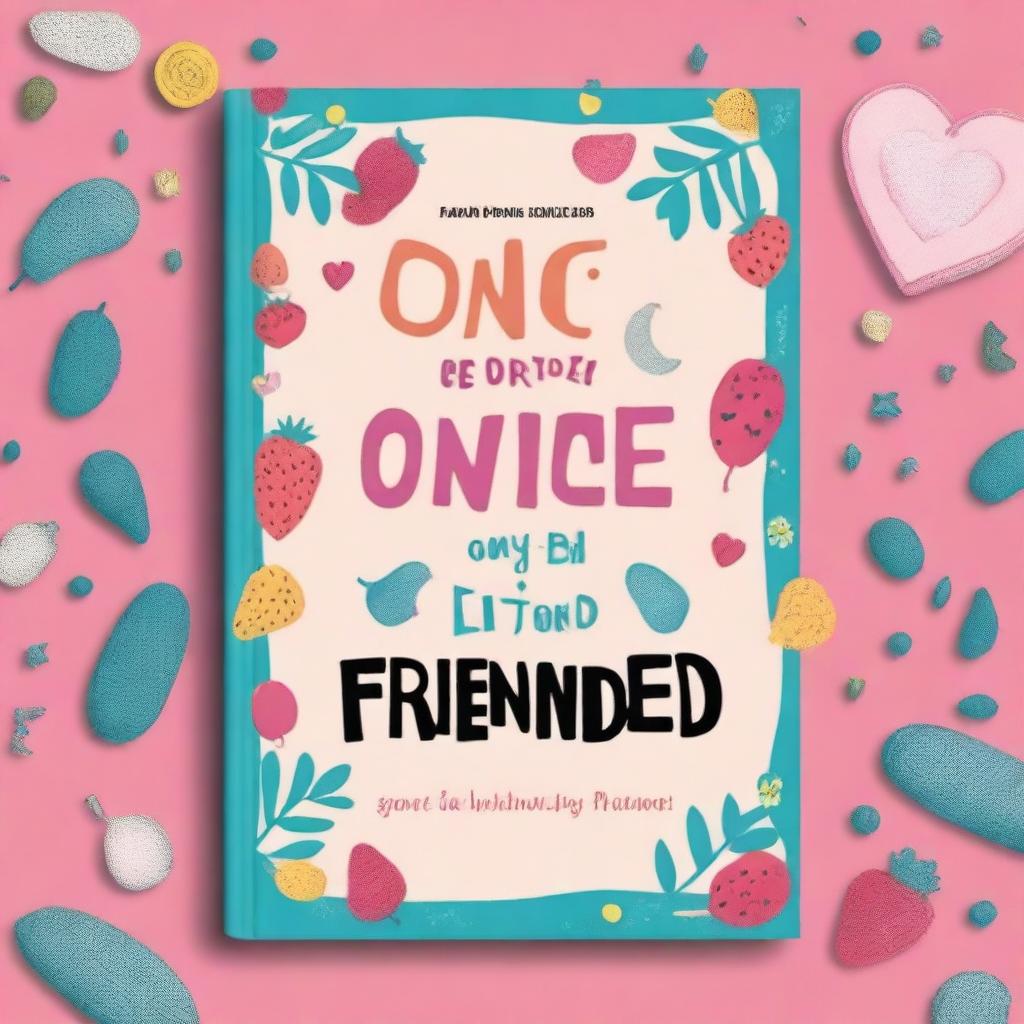 Create a book cover titled 'Once upon a Time, I got Friendzoned'