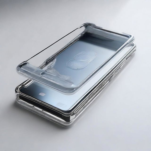 A transparent smartphone with a high-definition camera and an integrated ashtray