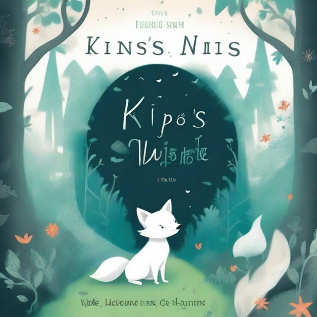 A book cover titled 'Kip's Wish' with the title in glowing white cursive at the top