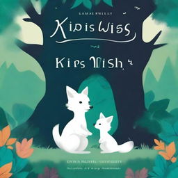 A book cover with the title 'Kip's Wish' in glowing white cursive at the top