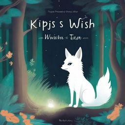 A book cover with the title 'Kip's Wish' in glowing white cursive at the top