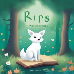 A book cover with the title 'Kip's Wish' in glowing white cursive at the top