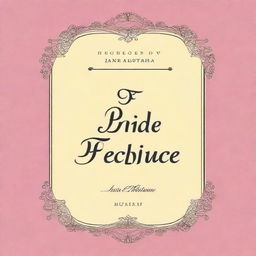 Create an ebook cover for 'Pride and Prejudice' by Jane Austen