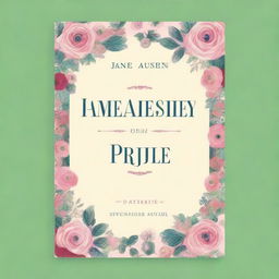 Design an ebook cover for 'Pride and Prejudice' by Jane Austen