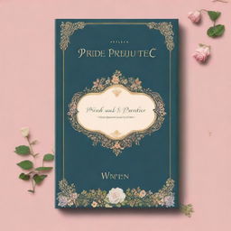 Create an ebook cover for 'Pride and Prejudice' by Jane Austen